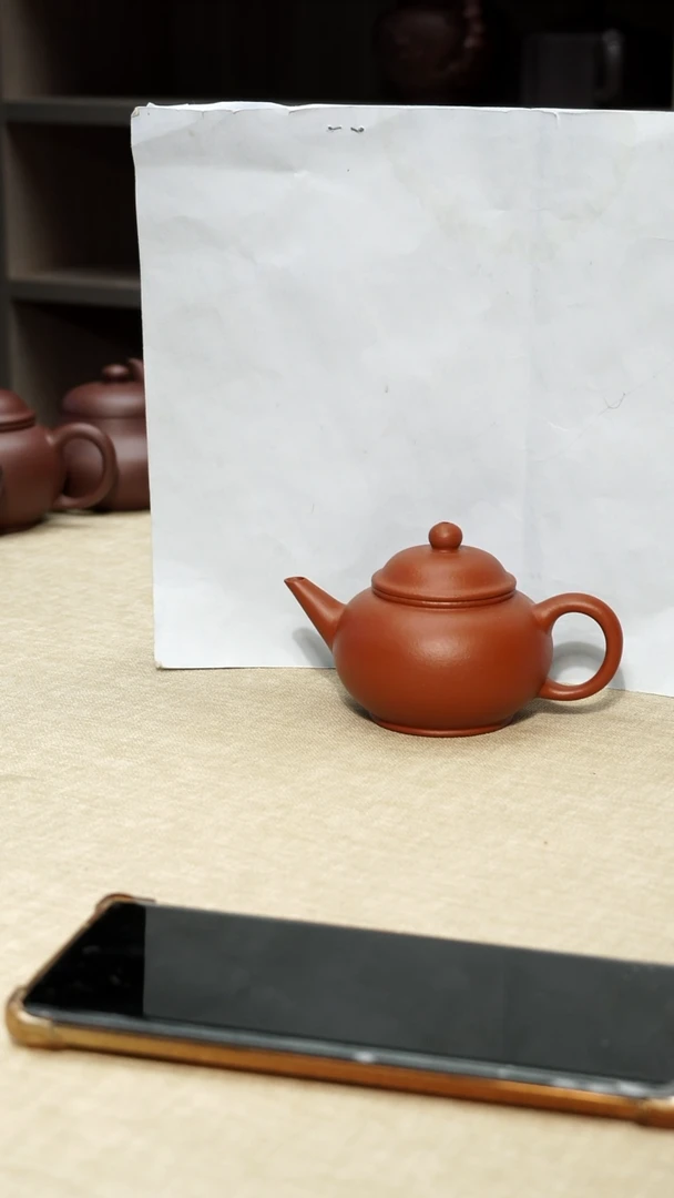 茶壶紫砂朱泥水平壶