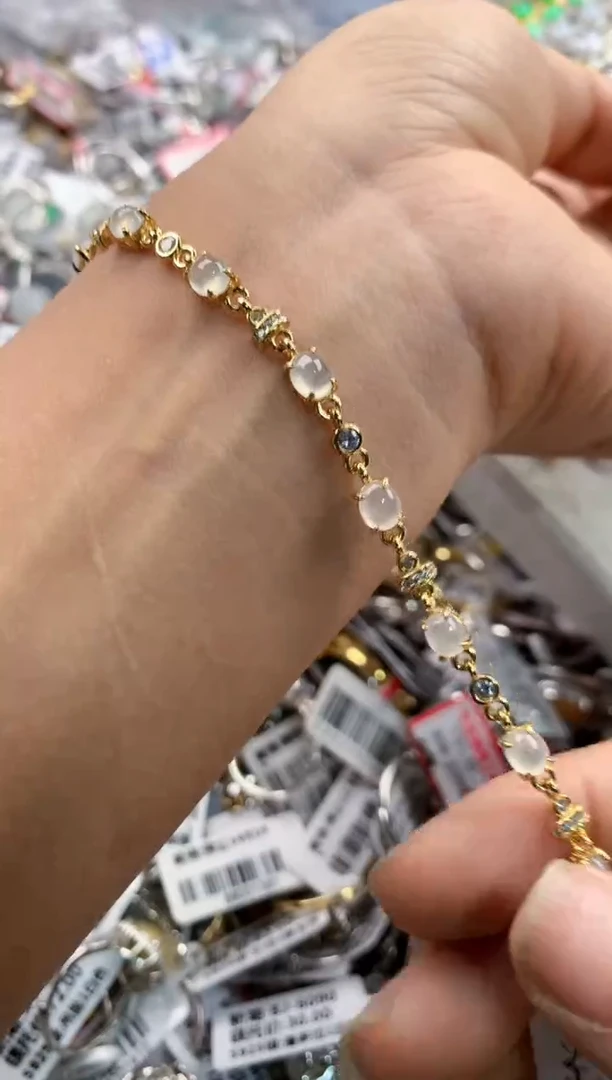 银S925镶嵌戒指翡翠222----6