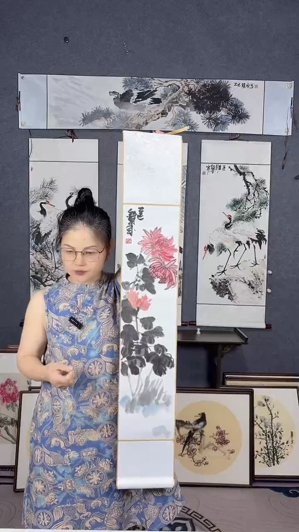 国画110*17吴铁成作品