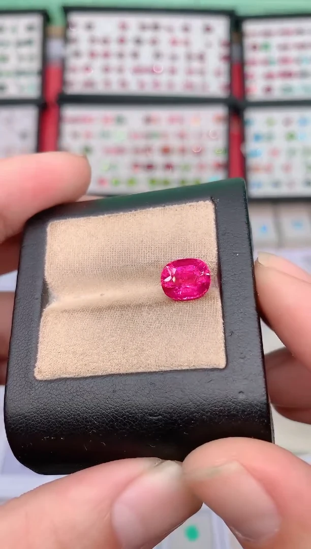 未镶嵌裸石碧玺卢比来3.66ct