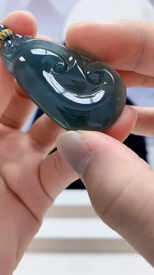 未镶嵌定制翡翠4898bb-毛货挂件