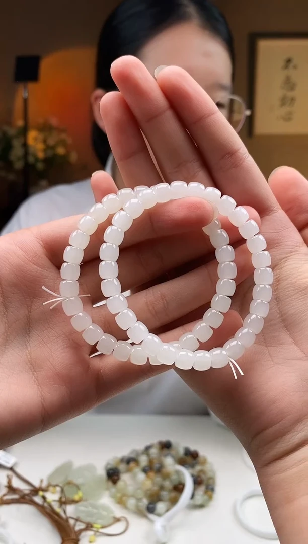 未镶嵌手链和田玉卡7左右白玉直切多样性发一有棉和水线等包容