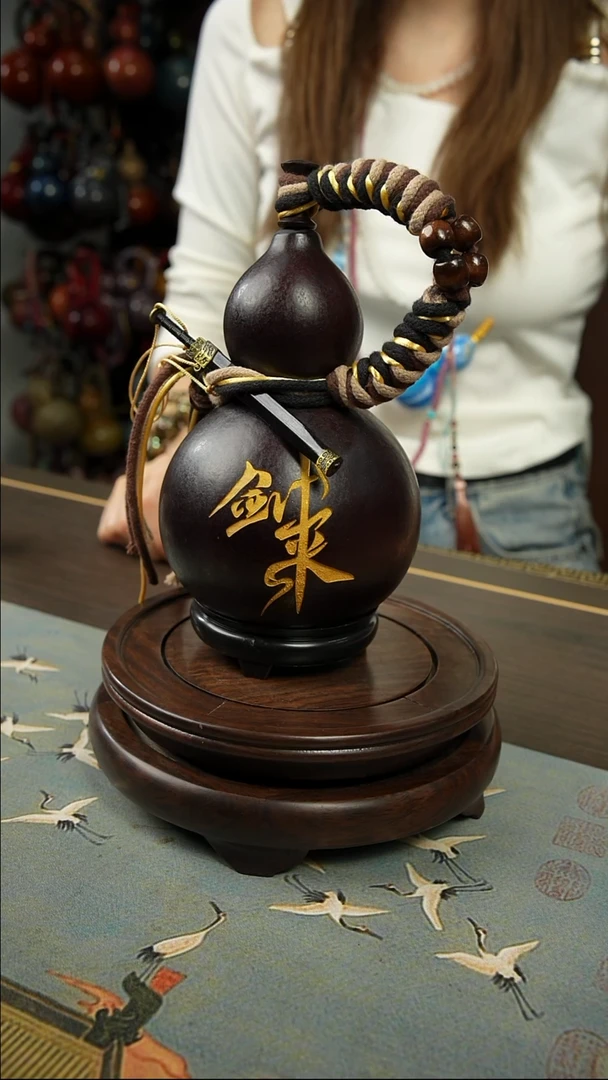305号500ml左右非遗大漆酒葫芦