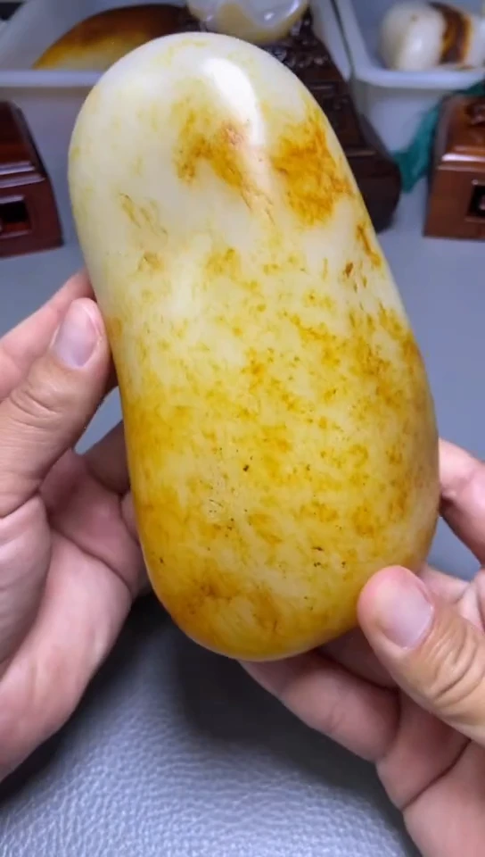 未镶嵌和田玉摆件文****.1