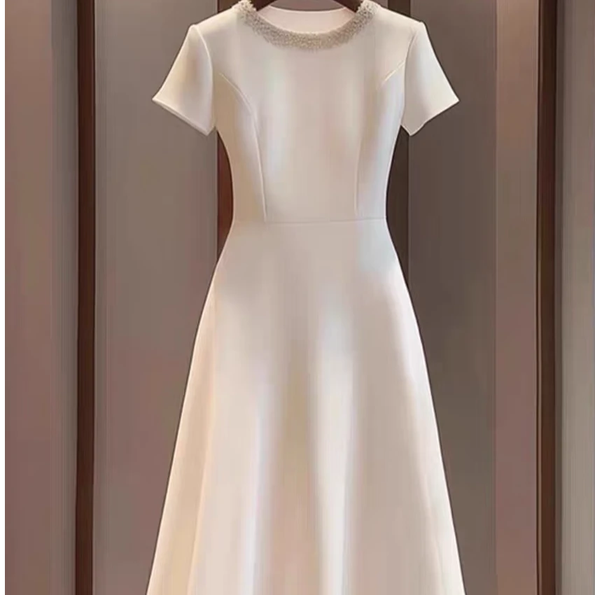 【编码21】高端定制斜格纹休闲女款连衣裙