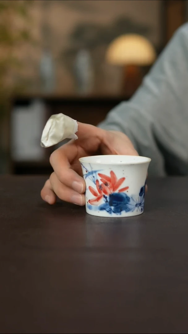 杯景德镇陶瓷柴烧手作瑕疵