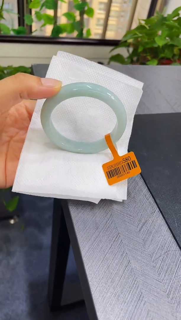 未镶嵌手镯翡翠008-55.5