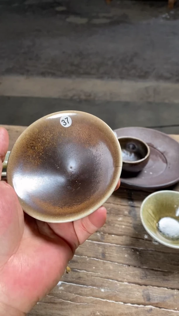 禅寂浪鬼柴烧-微瑕主人杯不退换