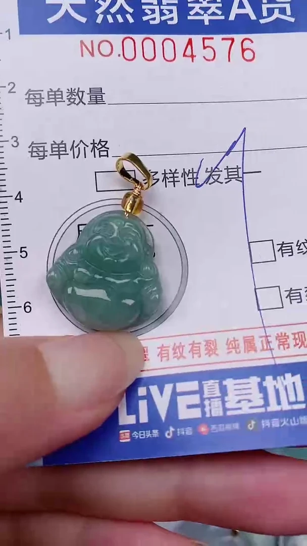 翡翠未镶嵌颈饰00004576