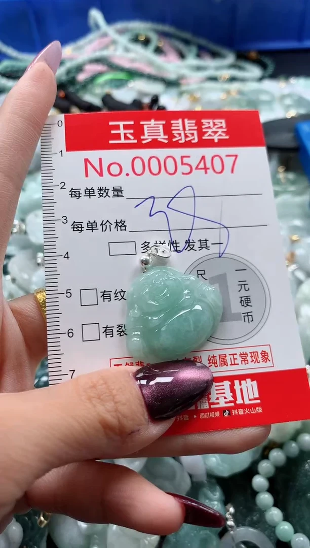 吊坠(不含链)未镶嵌翡翠5407