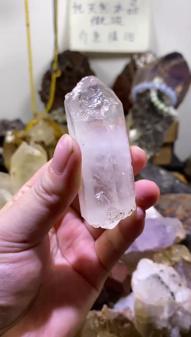 未镶嵌珠宝半成品水晶20号金口河水晶柱
