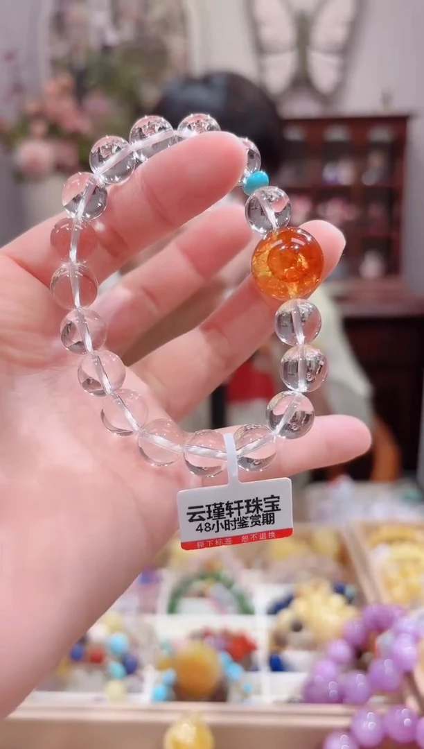 【闪购商品】水晶手串未镶嵌设计款珠串