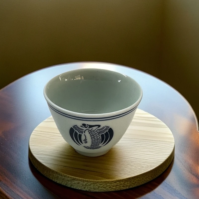 团凤二缸杯景德镇高温陶瓷