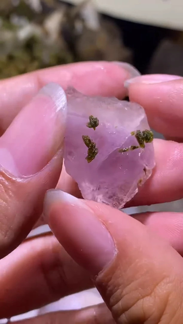 未镶嵌珠宝半成品水晶113号 紫色花园水晶