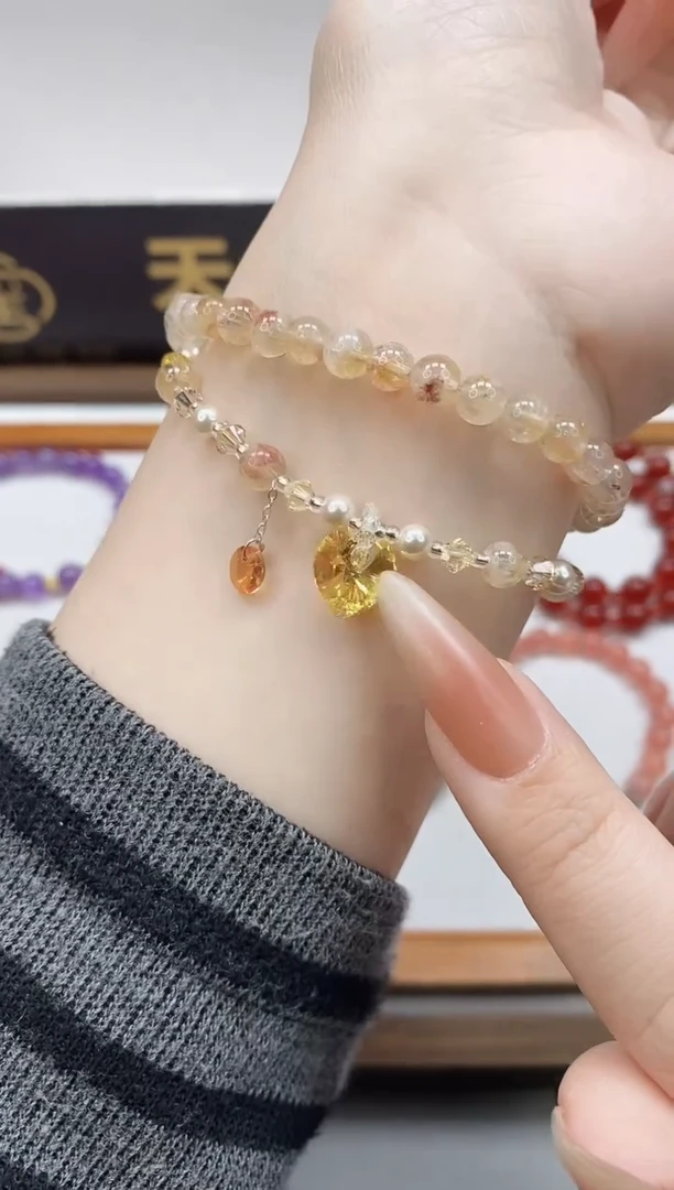 合金手链水晶多样性发一SL120