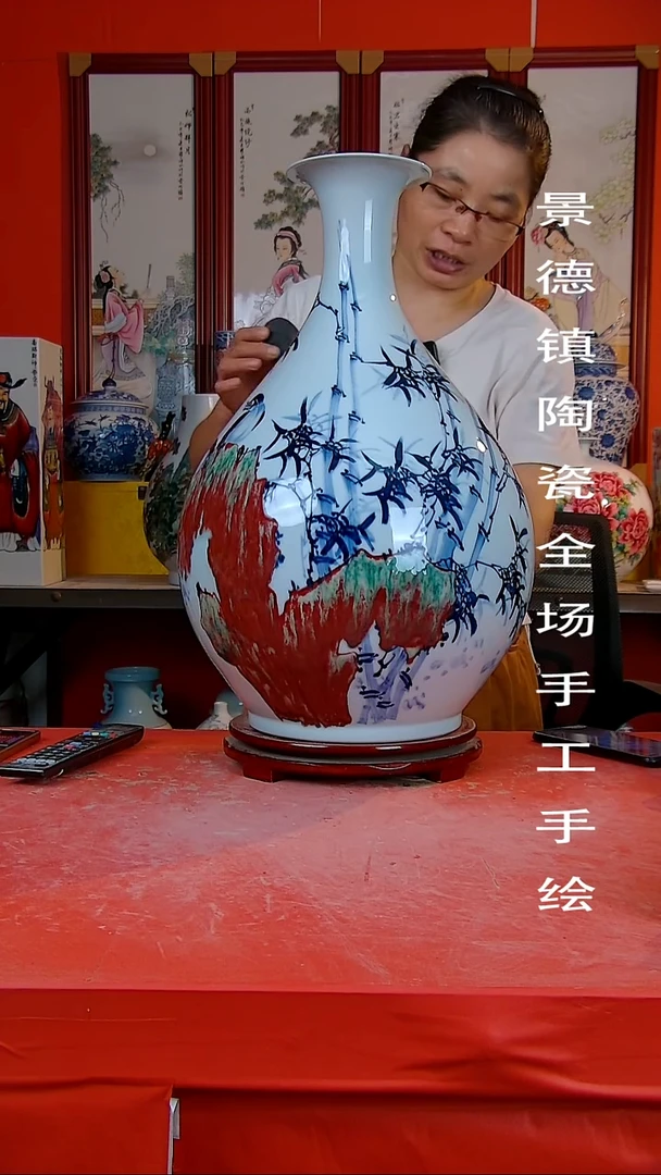 摆件景德镇陶瓷 全场手工手绘