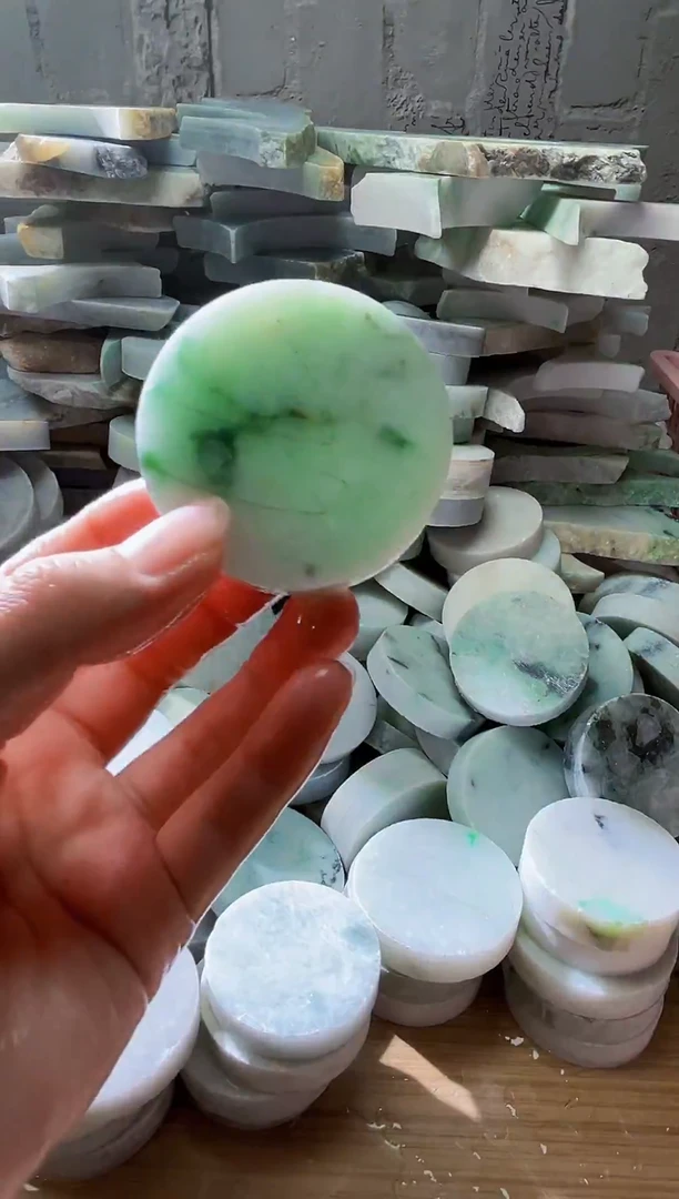 裸石翡翠天然翡翠A货余 南 455