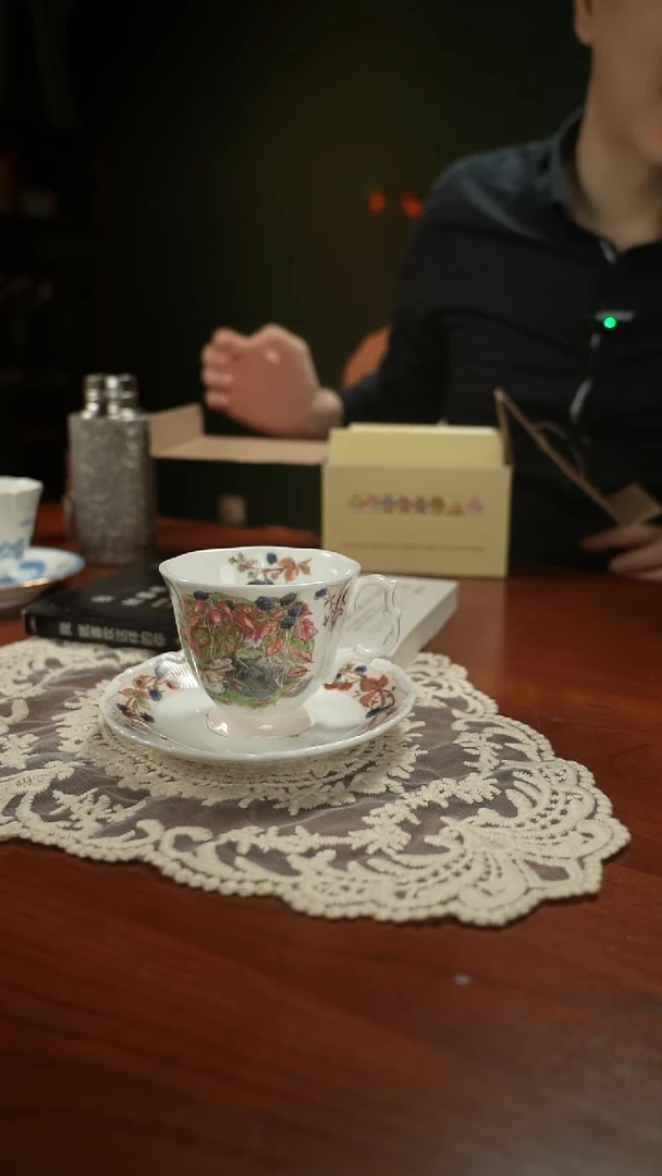 高端礼品(RD家)老鼠搬家系列单杯碟秋天款-TY