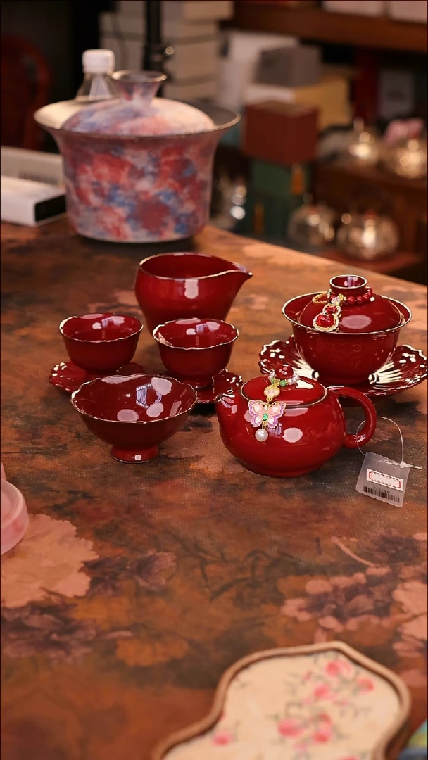 【闪购商品】陶瓷茶具（无礼盒无茶盘）@@A11976
