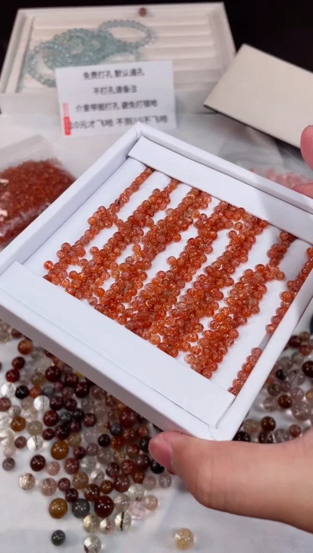 【闪购商品】水晶【F319】金太阳3.8mm+小单珠未镶嵌多样性发40颗