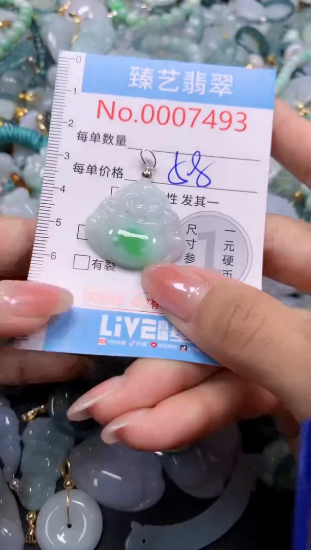 颈饰未镶嵌翡翠7493