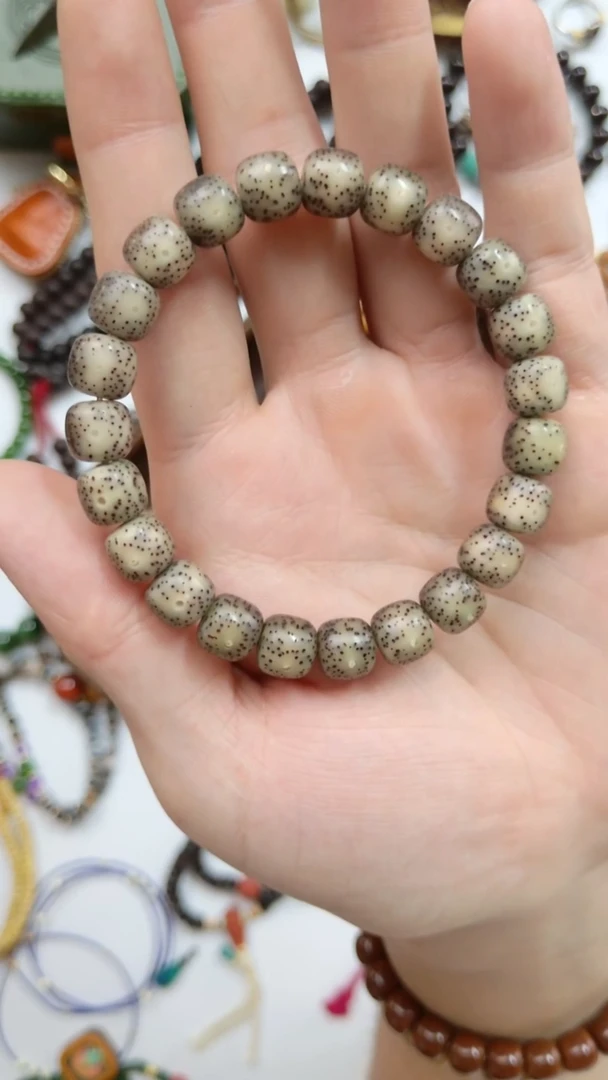 手串星月菩提糯冰全透料同枝1.0*9