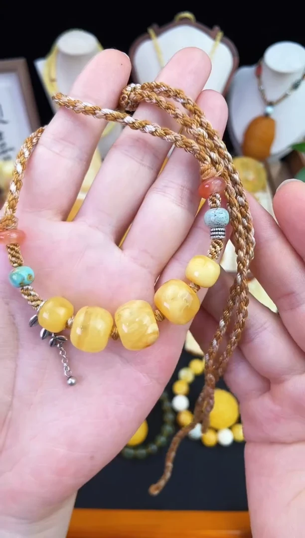 琥珀未镶嵌珠宝奇石柒月