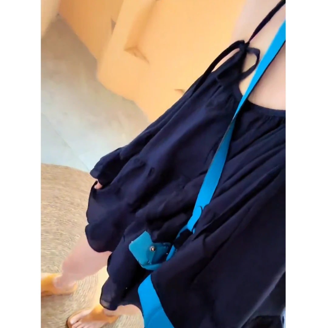 李豆儿 小众设计 重工度假风吊带套装