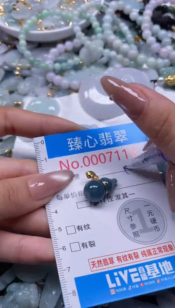 颈饰未镶嵌翡翠7116