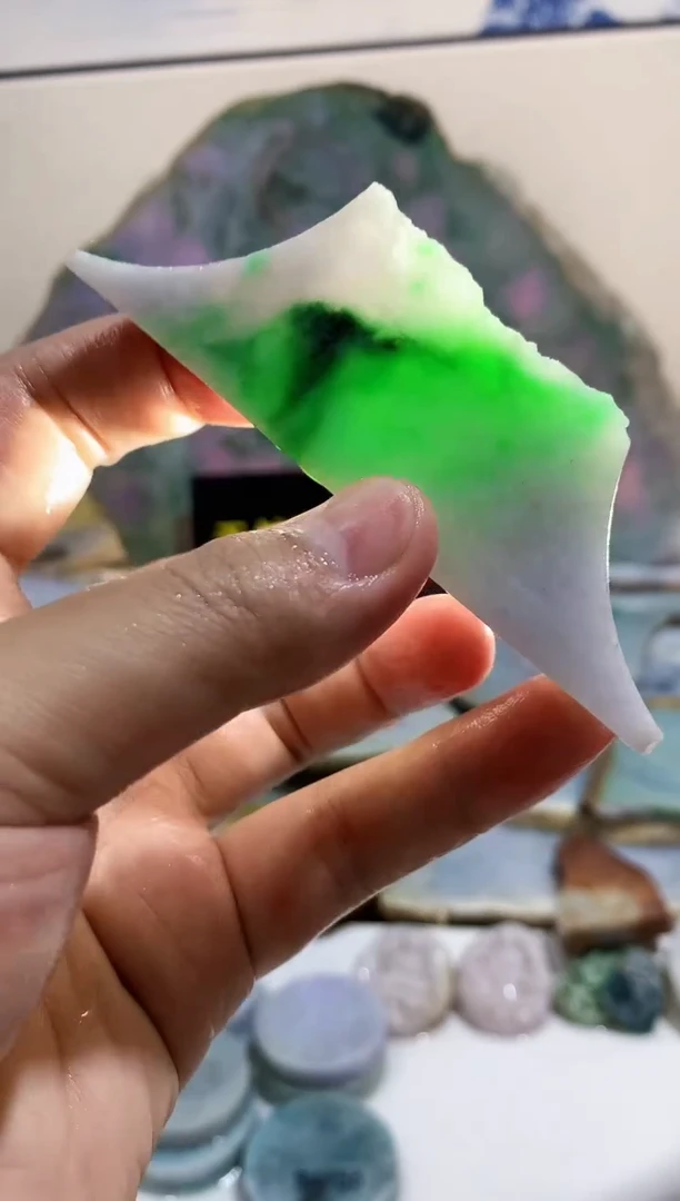 裸石翡翠0蒙0翡翠珠宝695