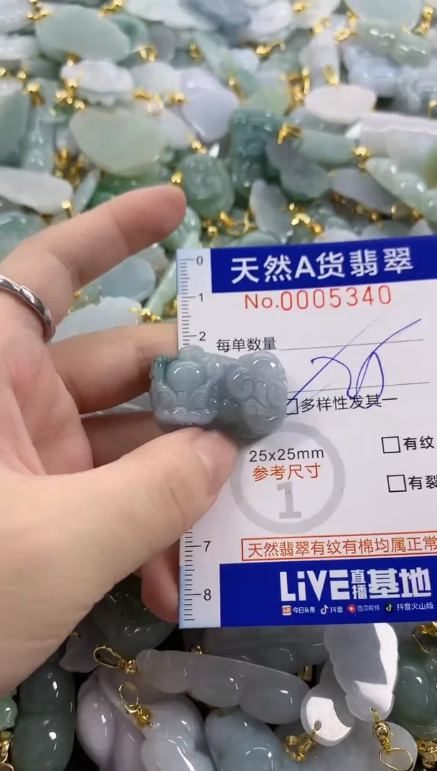 颈饰未镶嵌翡翠天然A货翡翠