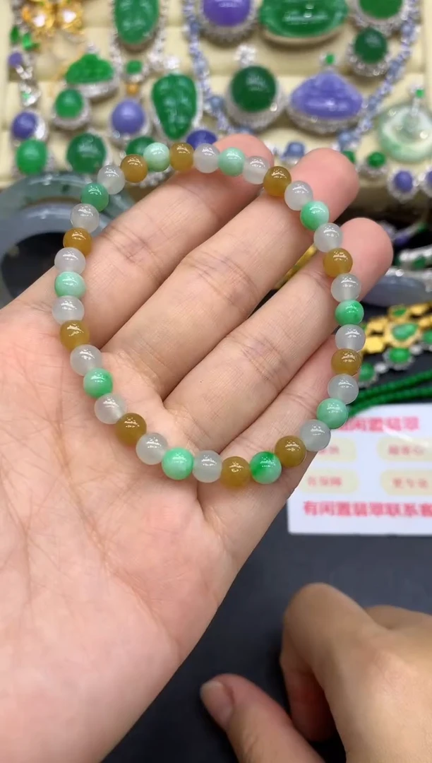 未镶嵌手链翡翠182-中国好珍宝