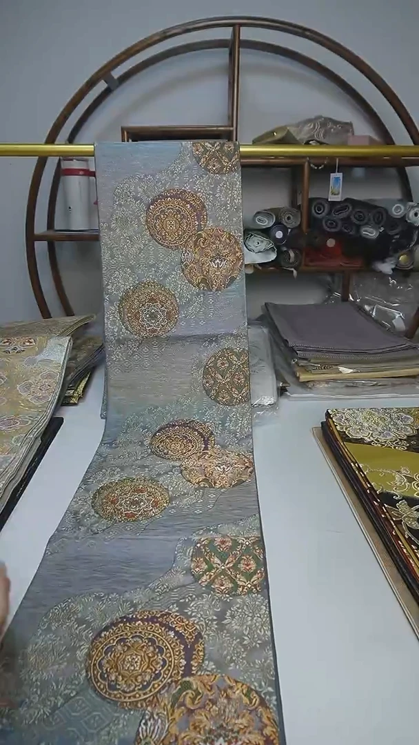 织绣109西阵织六通宝相花