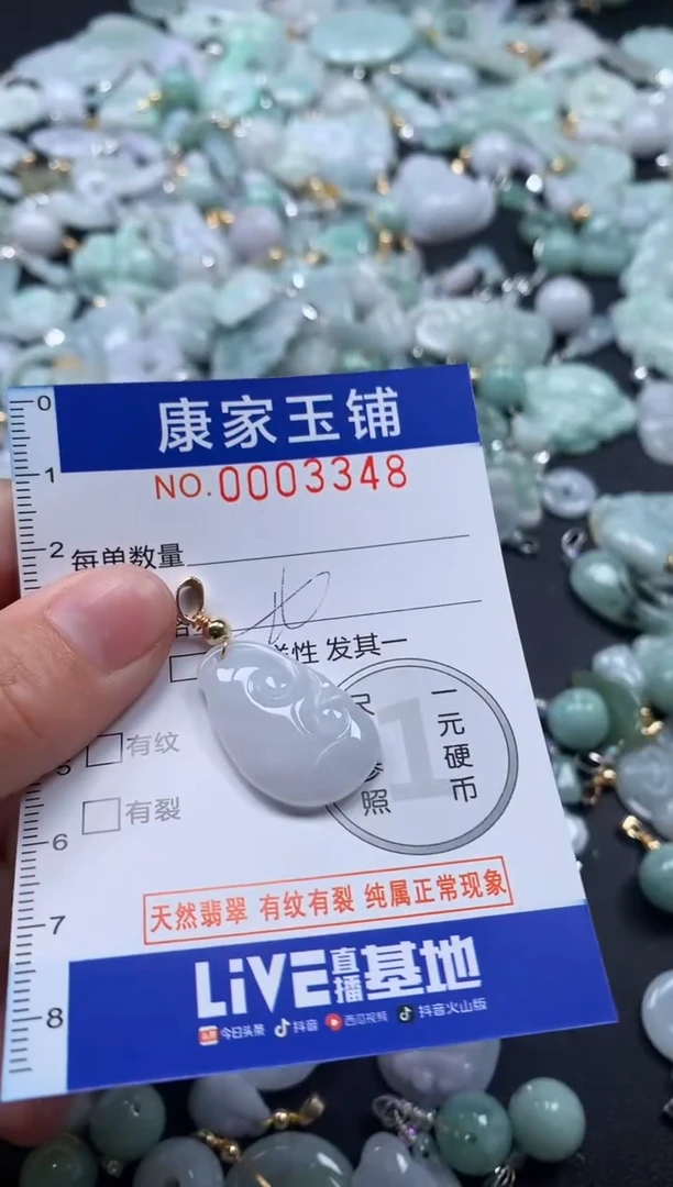 颈饰未镶嵌翡翠3348