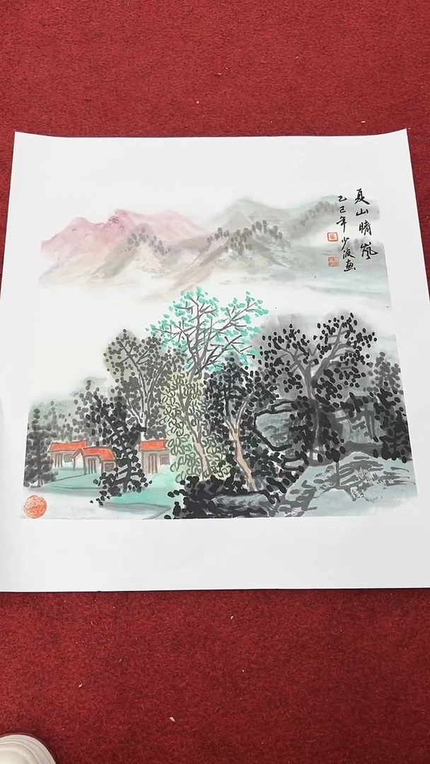 国画卢少波/国画/花鸟