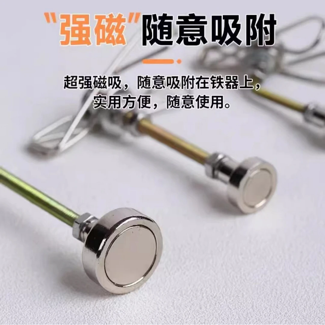 新款磁吸艾条夹蚊香夹断香夹立架底座室内熏香户外驱蚊便携易用