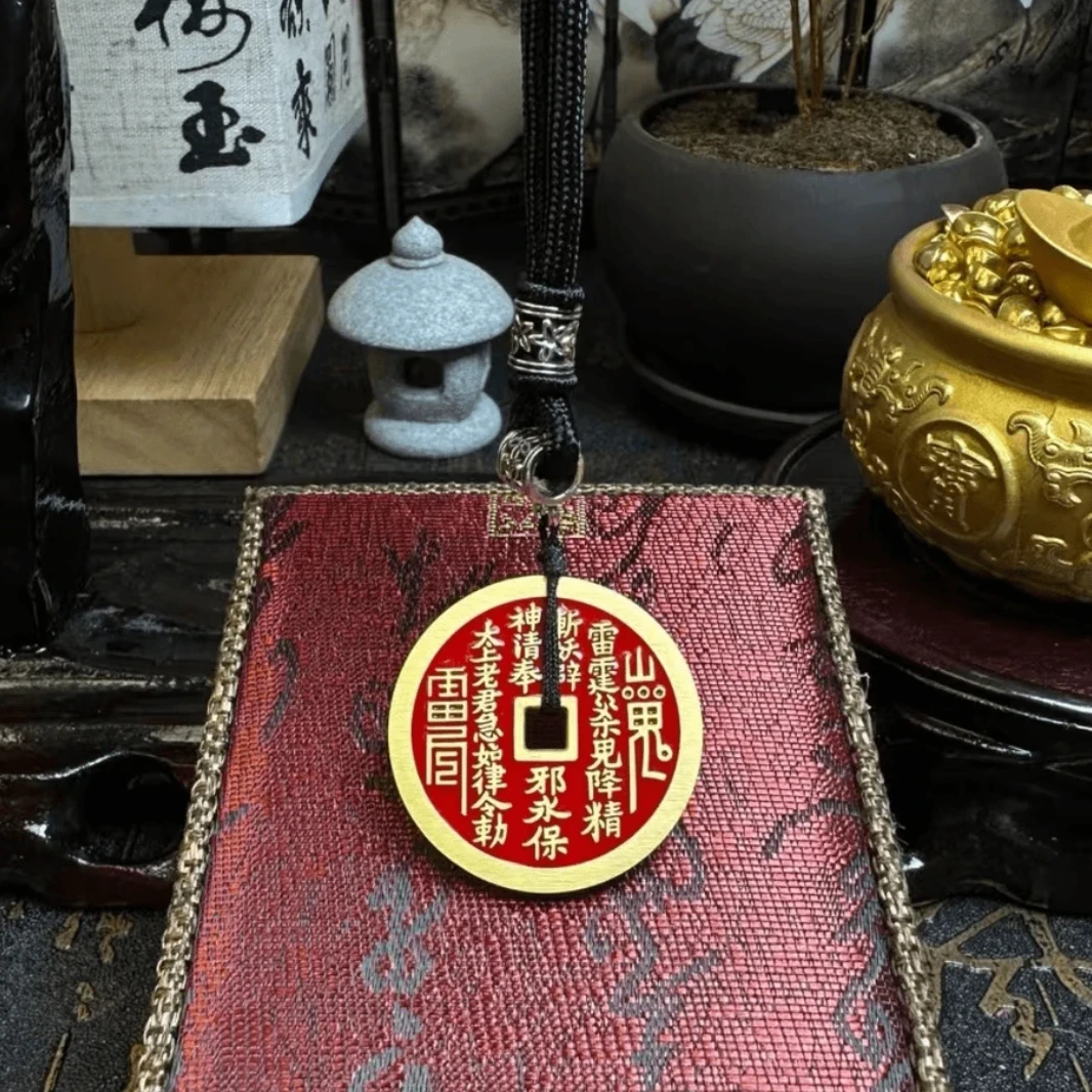 正宗山贵花钱家居正品纯黄铜/中式/手链/摆件/吊坠/手工L