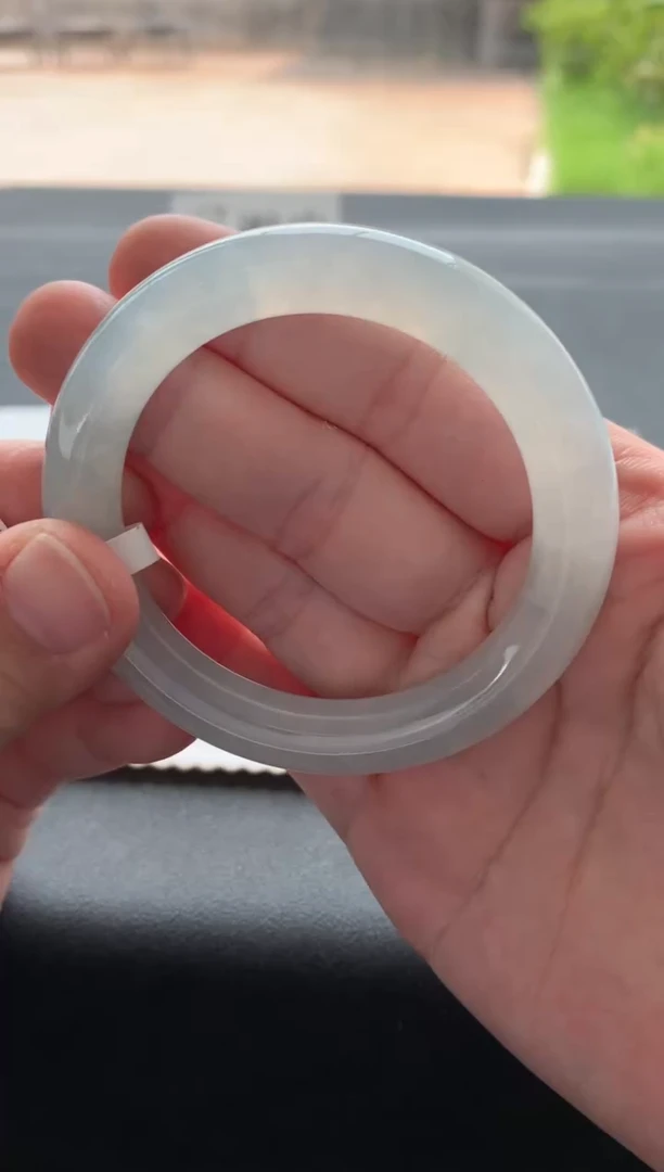 翡翠手镯未镶嵌50.7圆条买断Y2917