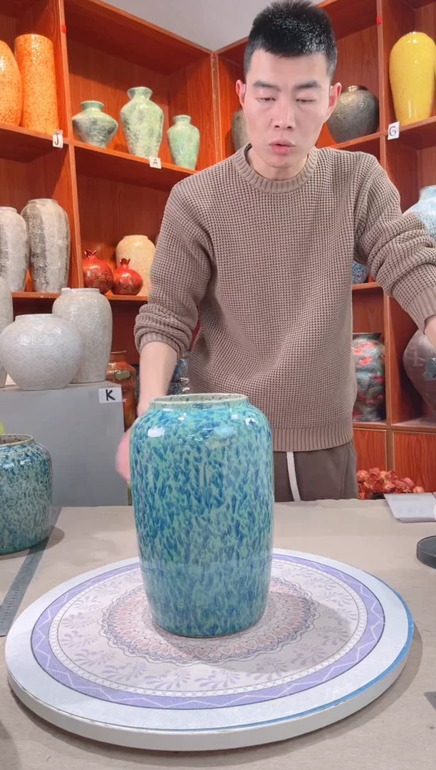 【闪购商品】瓶精品陶瓷花瓶 无花 星辰大海中号