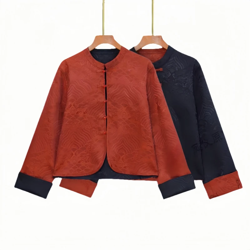 双面双穿新中式改良唐装短外套