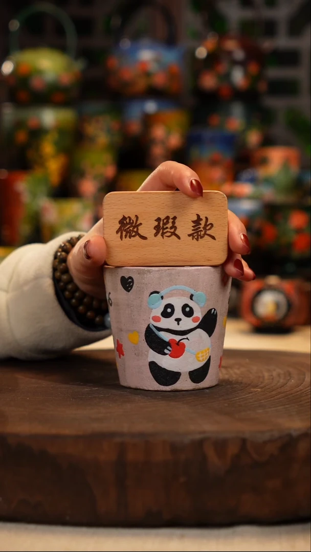 油画   釉下彩   杯子微瑕