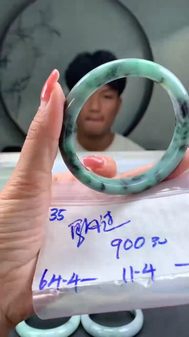 未镶嵌手镯翡翠飘*翡翠手镯 下单联系小耳机#35