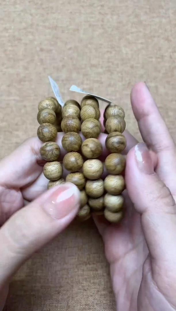 沉香手串菩萨棋虎斑1.1圆珠单圈多样性发其一
