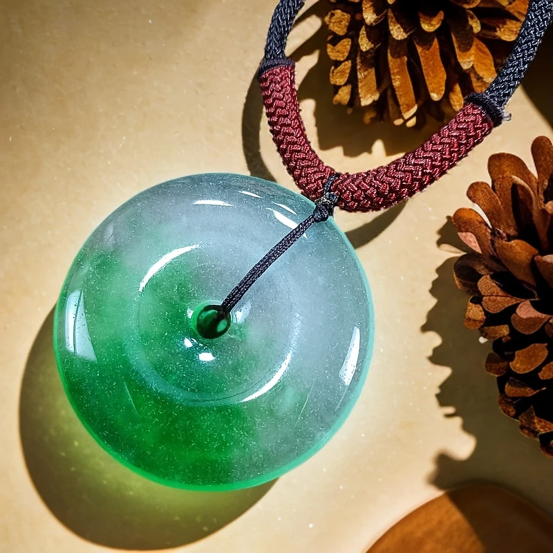 绿色精美平安扣多样性发货任意一件