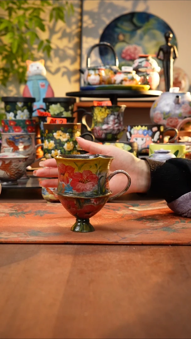 瓷片景德镇手工手绘147