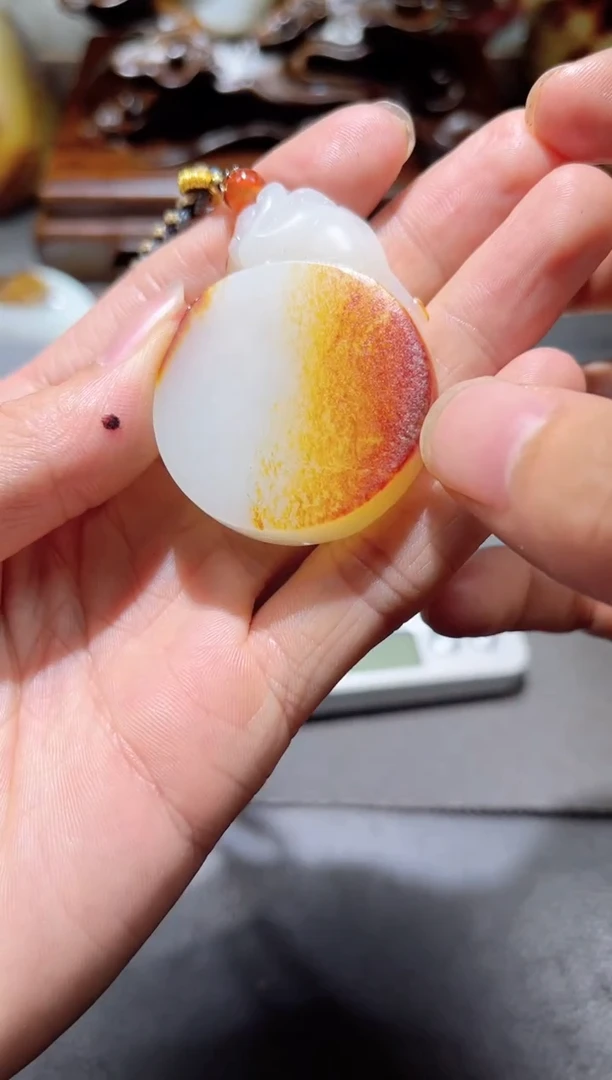 和田玉未镶嵌挂件 YL-ZZ-8.14-27