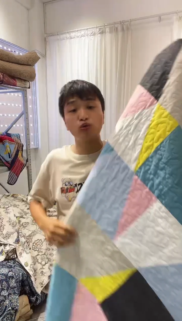 棉180*230纯棉床盖90号微瑕