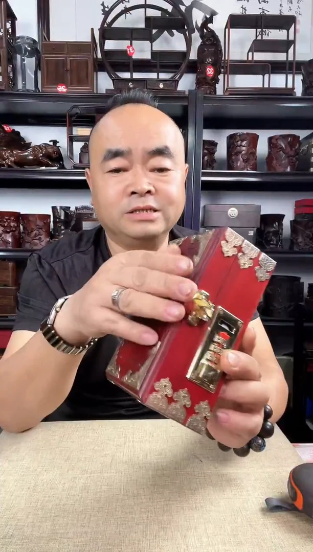 木长方盒老李红木工艺品
