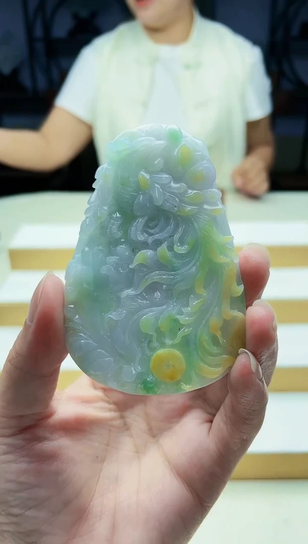 未镶嵌定制翡翠毛货09140179