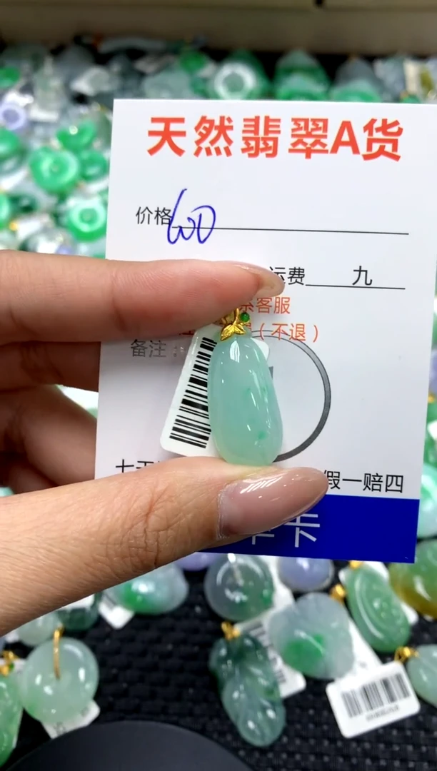 【闪购商品】翡翠颈饰18K金镶嵌111111111